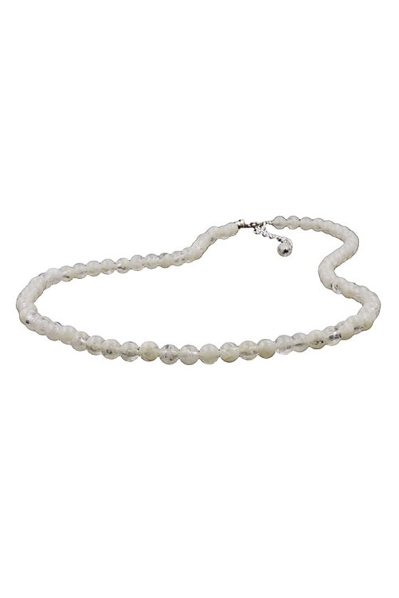 NECKLACE ONLY BEADS CREAM TRANSPARENT