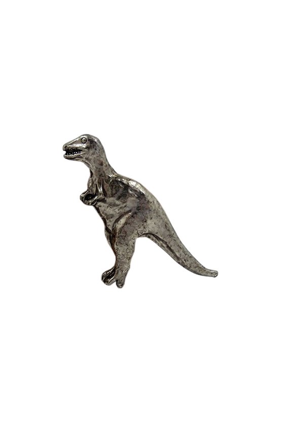 BROOCH TYRANNOSAURUS REX ANTIQUE TIN