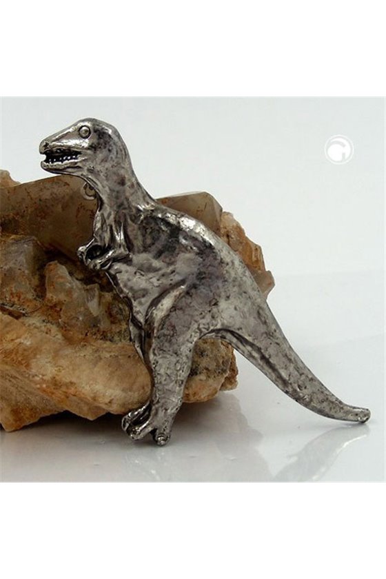 BROOCH TYRANNOSAURUS REX ANTIQUE TIN