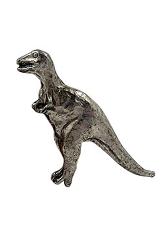 BROOCH TYRANNOSAURUS REX ANTIQUE TIN