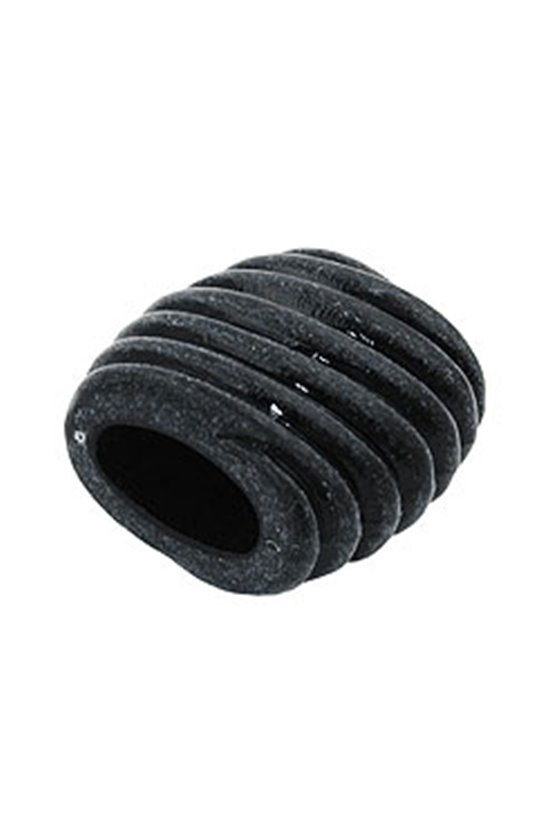 SCARF BEAD SPIRAL MARKING BLACK MAT 35MM