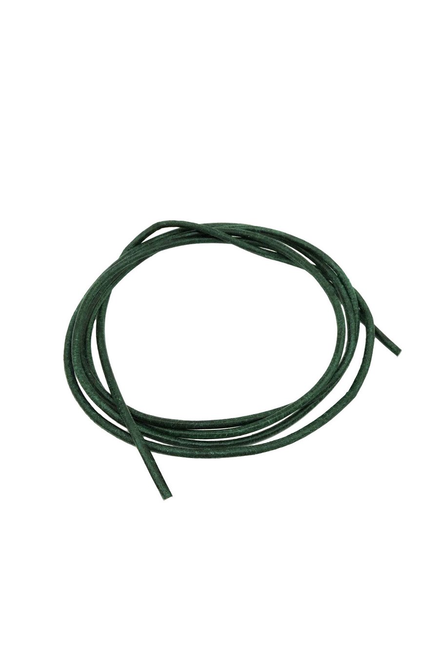 LEATHER CORD GREEN 2MM 100CM
