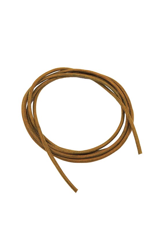 LEATHER CORD OLIVE 2MM 100CM