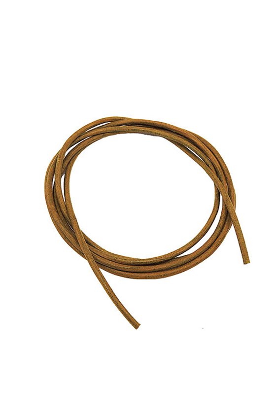 LEATHER CORD OLIVE 2MM 100CM