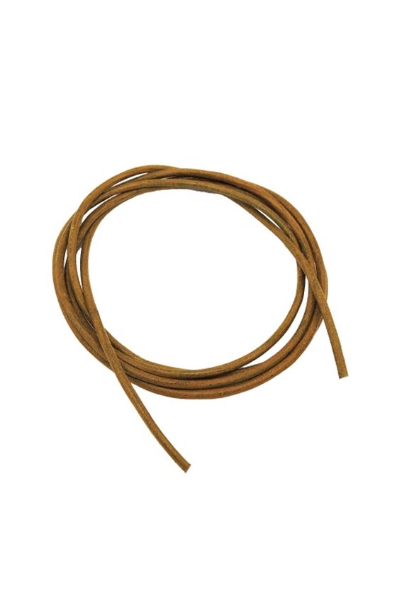 LEATHER CORD OLIVE 2MM 100CM
