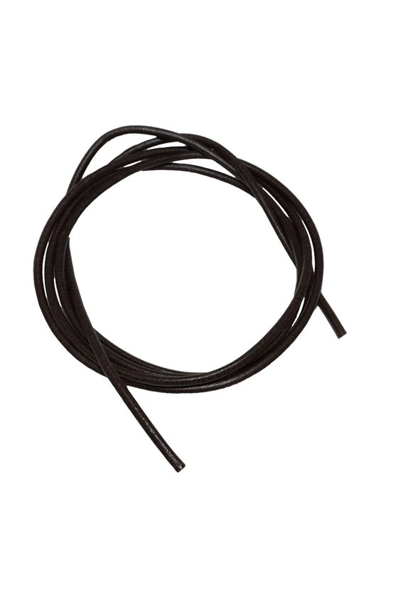 LEATHER CORD BLACK 2MM 100CM