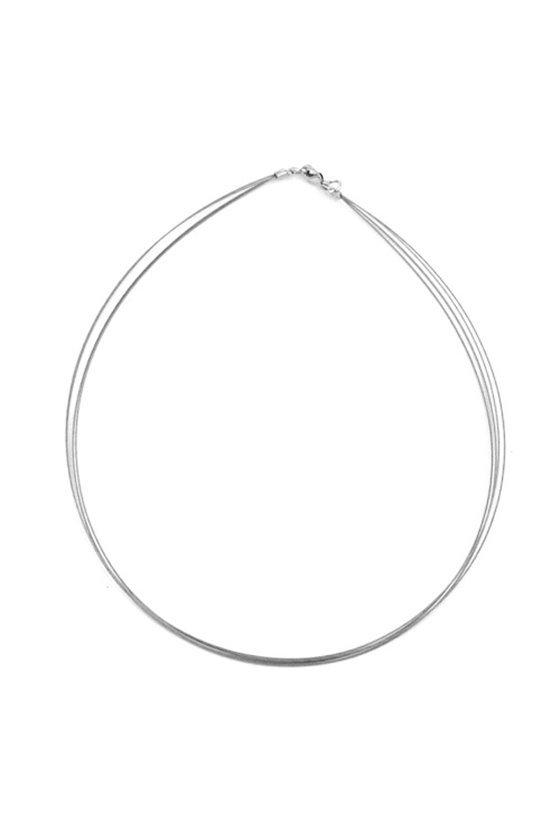 NECKLACE 5X COATED STEEL WIRE 50CM