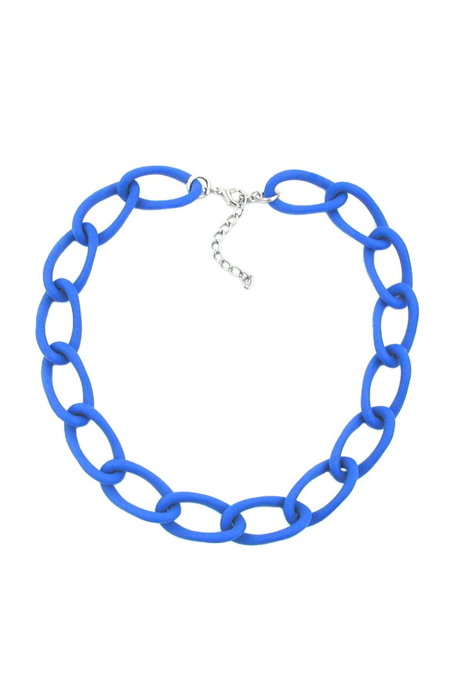 COLLIER WIDE CURB CHAIN JEANSBLUE-MATT
