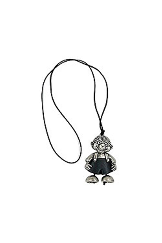 NECKLACE HEDGEHOG SILVER-ANTIQUE 90CM