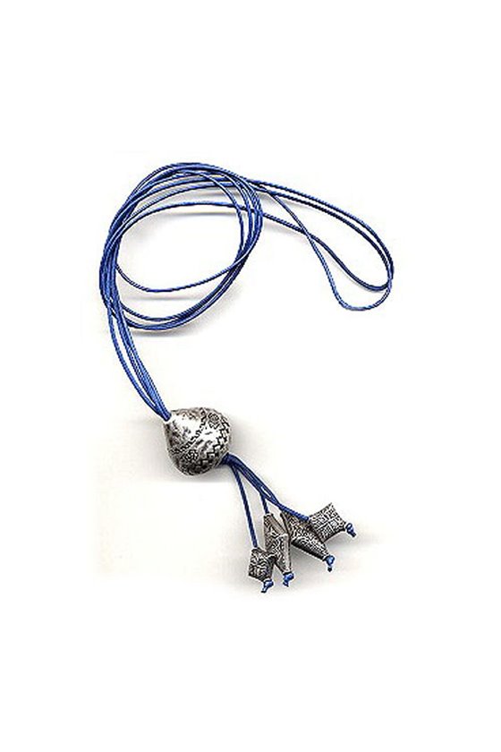 NECKLACE CONE SILVER-ANTIQUE STYLE
