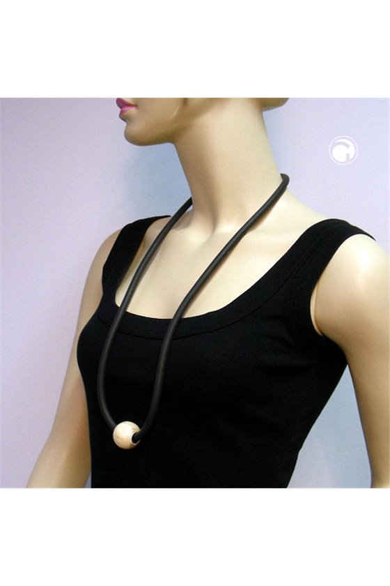 NECKLACE BEIGE BEAD