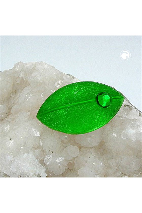 BROOCH MOUSE SHAPE BRIGHT GREEN