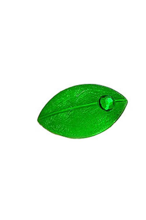 BROOCH MOUSE SHAPE BRIGHT GREEN