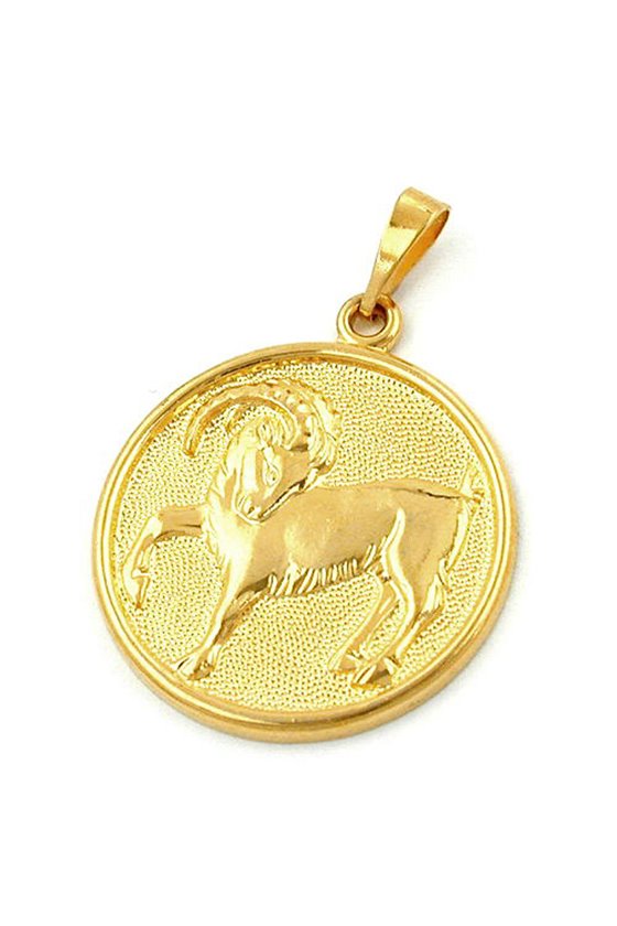 PENDANT ZODIAC SIGN CAPRICORN GOLD PLATED