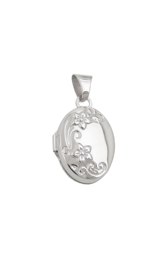 PENDANT LOCKET WITH PATTERN SILVER 925