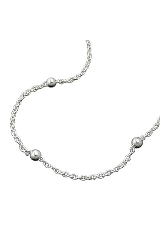 NECKLACE CHAIN WITH BALLS SILVER 925