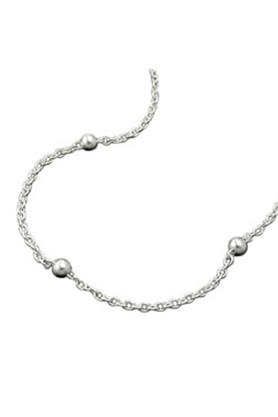 NECKLACE CHAIN WITH BALLS SILVER 925