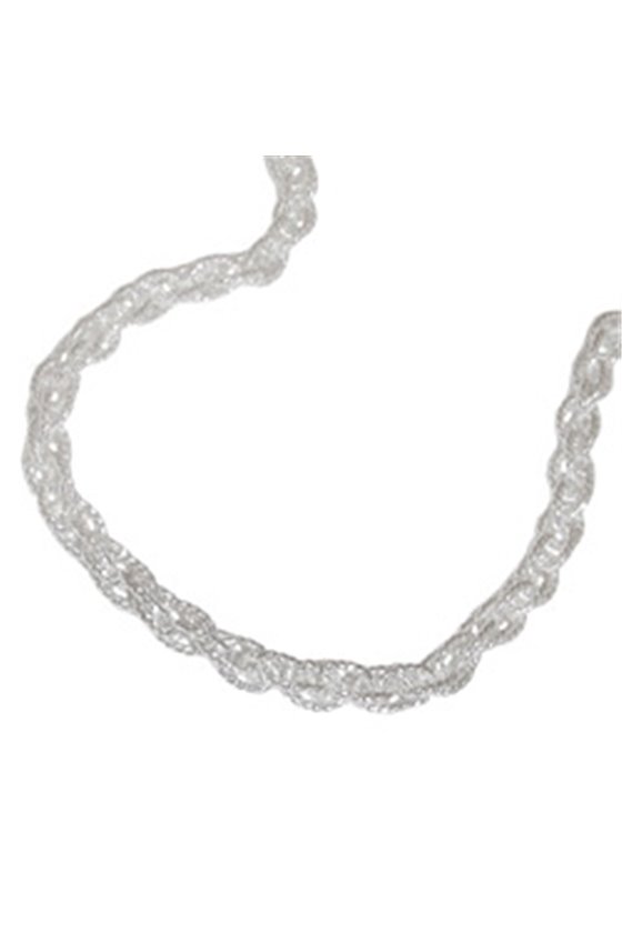 NECKLACE DOUBLE ANCHOR 42CM SILVER 925