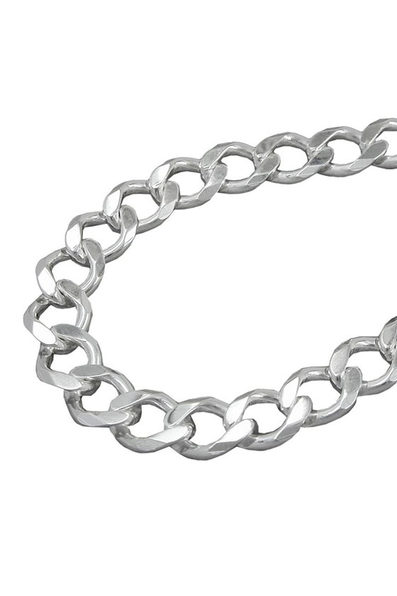 CURB CHAIN 11MM 50CM SILVER 925