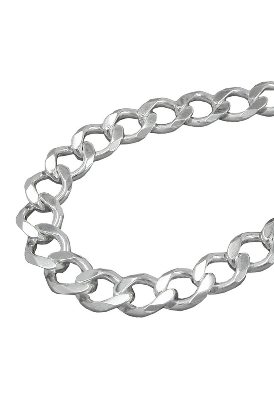 CURB CHAIN 11MM 50CM SILVER 925