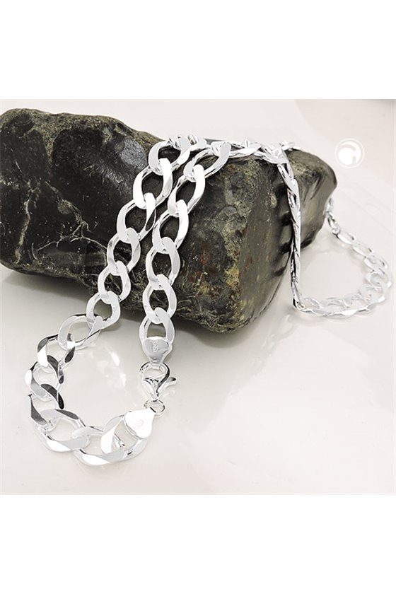 CURB CHAIN 11MM 50CM SILVER 925