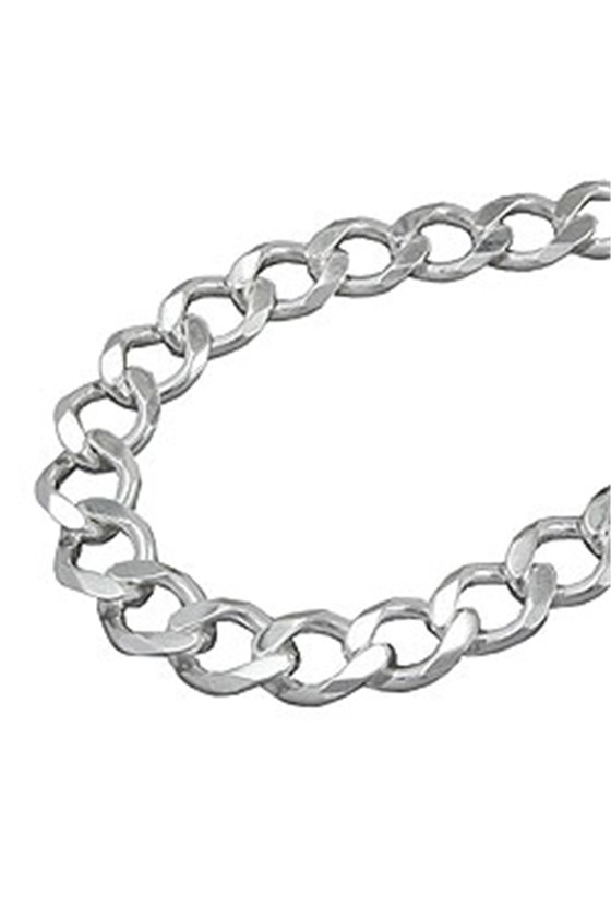CURB CHAIN 11MM 50CM SILVER 925