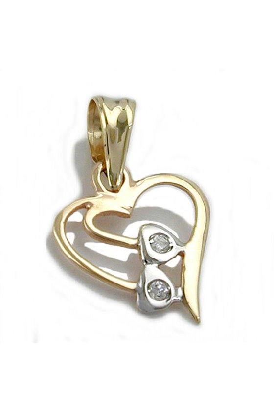PENDANT SMALL HEART 9K GOLD