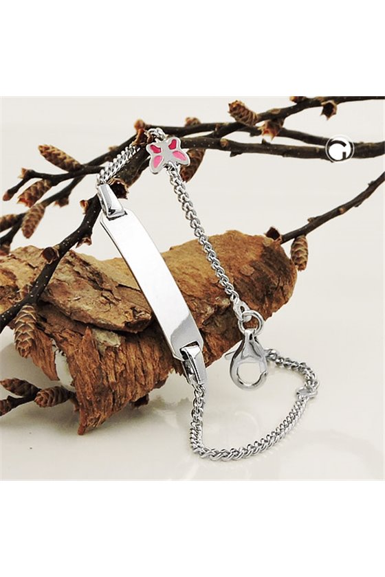 ID BRACELET CURB CHAIN SILVER 925
