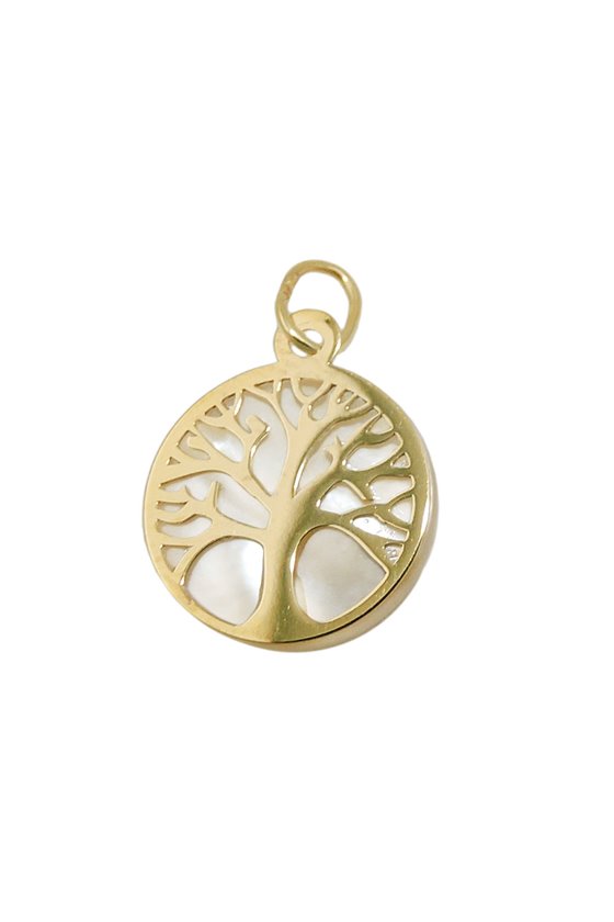 PENDANT TREE OF LIFE WITH PEARL 9K GOLD