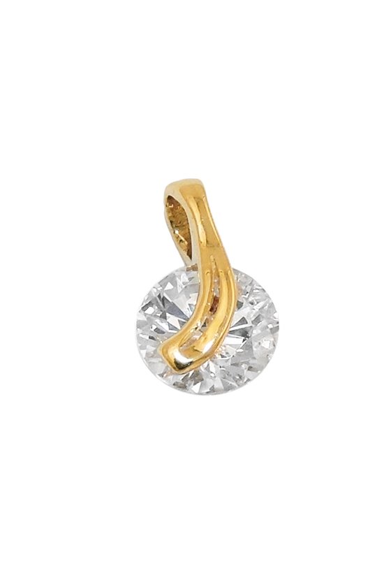 PENDANT ZIRCONIA 9K GOLD