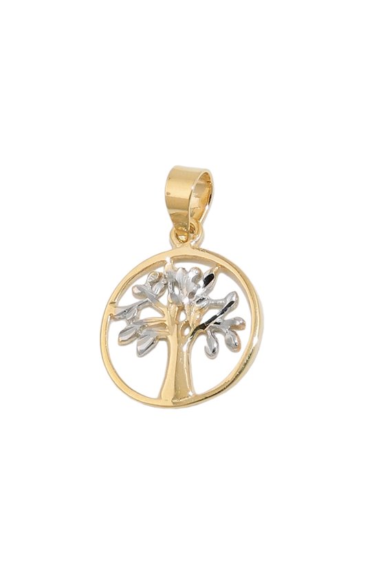 PENDANT TREE OF LIFE WITH PEARL 9K GOLD