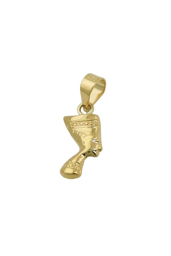 PENDANT NEFERTITI SHINY 9K GOLD