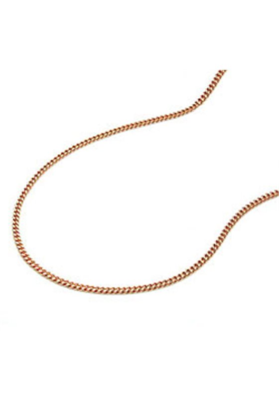 CHAIN CURB 50CM 14K REDGOLD