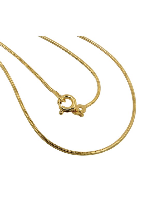 SNAKE CHAIN 45CM 1MM 14K GOLD