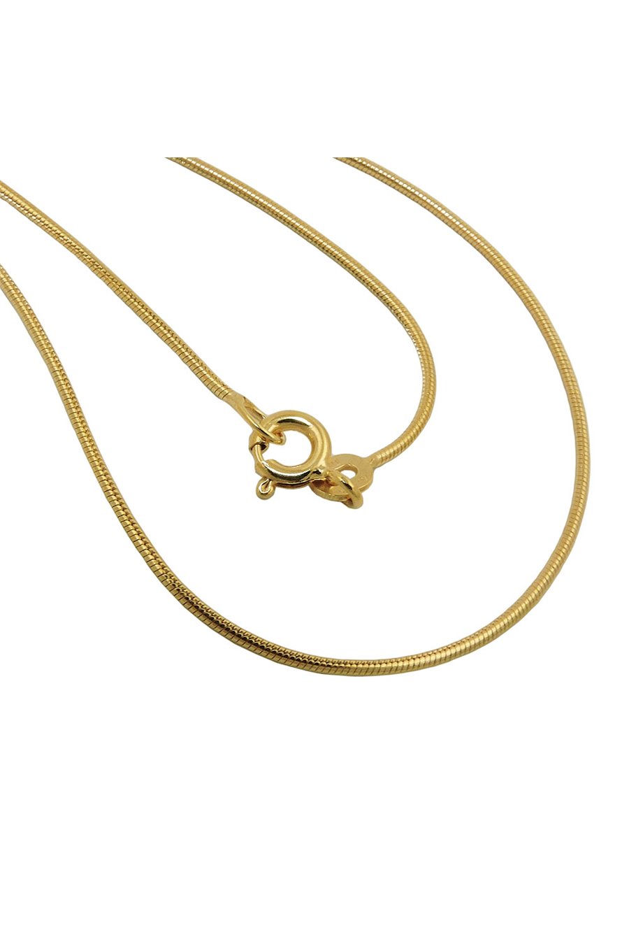 SNAKE CHAIN 45CM 1MM 14K GOLD