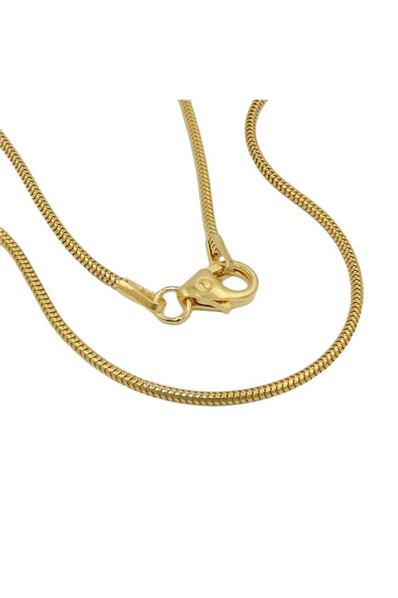 SNAKE CHAIN 50CM 1.2MM 14K GOLD