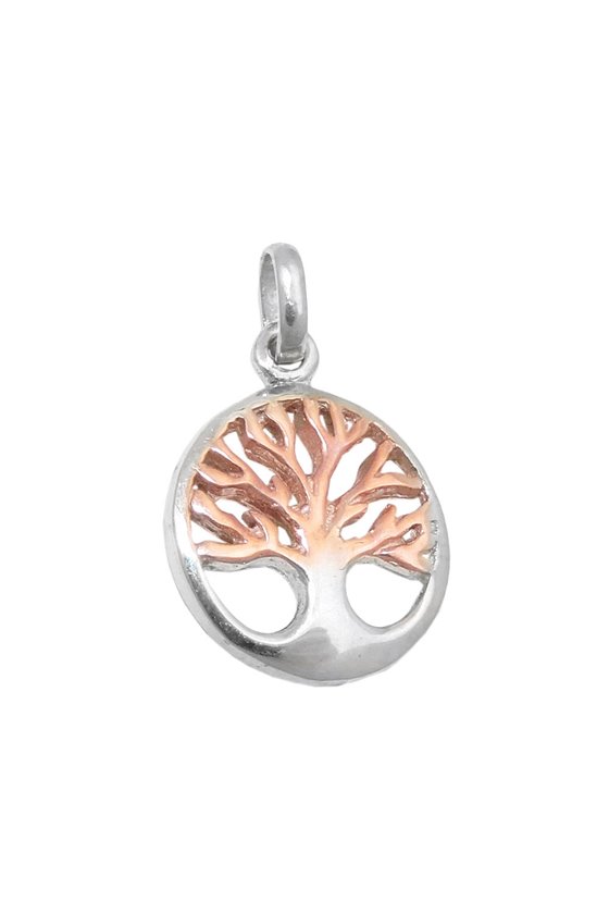 PENDANT TREE OF LIVE BICOLOR SILVER 925