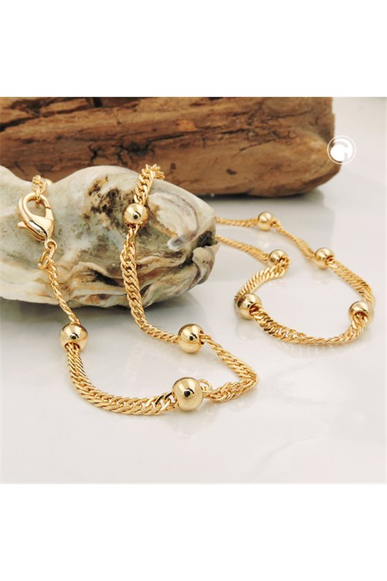 CHAIN SINGAPUR 45CM GOLD-PLATED
