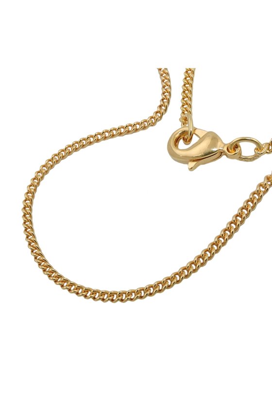 CURB CHAIN 50CM GOLD PLATED
