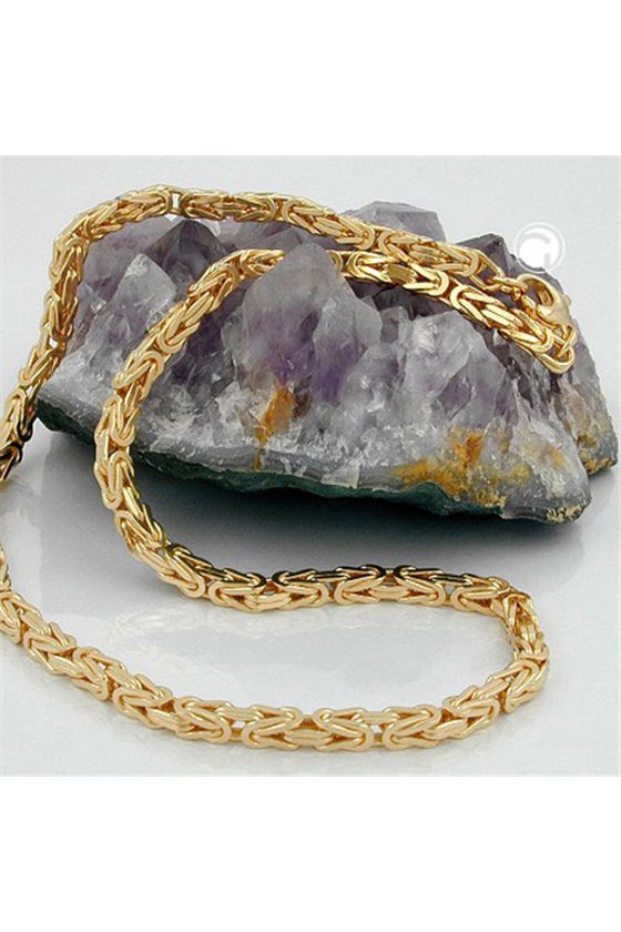 CHAIN BYZANTINE 2,5X2,5MM 50CM 14K GOLD