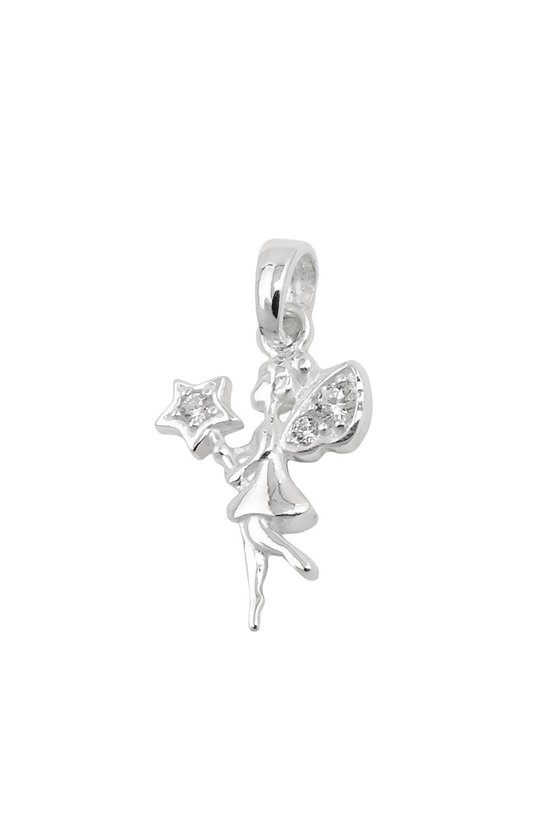 PENDANT FAIRY WITH ZIRCONIA SILVER 925