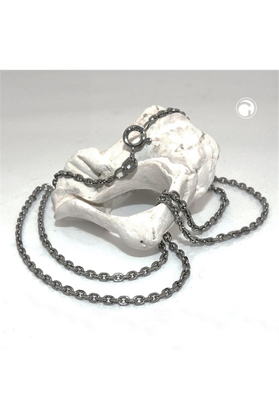 NECKLACE THIN ANCHOR CHAIN SILVER 925