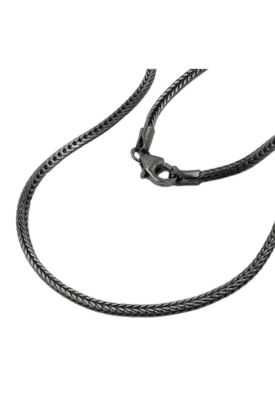 NECKLACE FOX TAIL CHAIN SILVER 925
