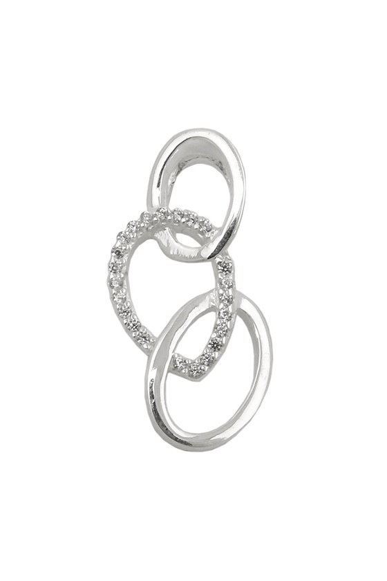 PENDANT ZIRCONIAS POLISHED SILVER 925
