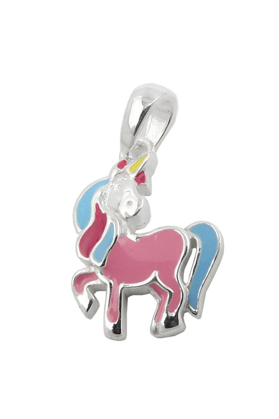 PENDANT UNICORN MULTICOLORED SILVER 925