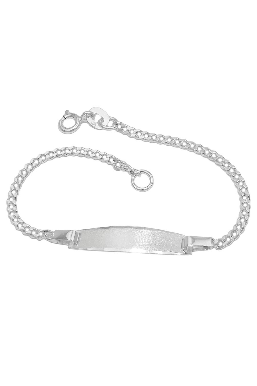 ID BRACELET CURB CHAIN SILVER 925