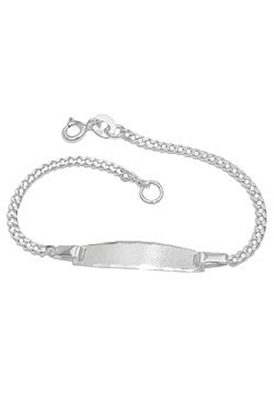 ID BRACELET CURB CHAIN SILVER 925