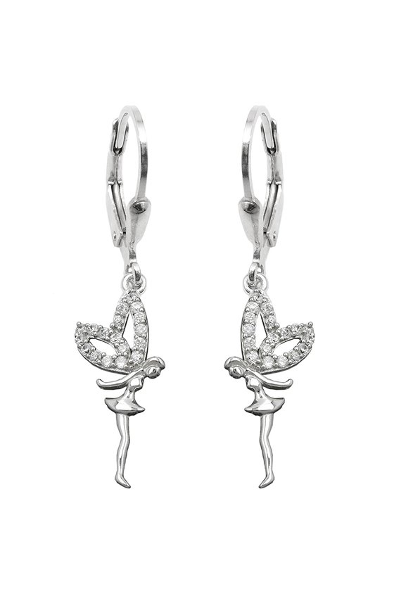 LEVERBACK EARRINGS TREE SILVER 925