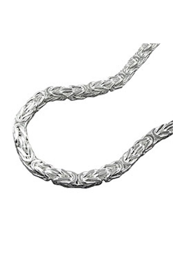 BYZANTINE CHAIN 2MM SQUARE SILVER 925