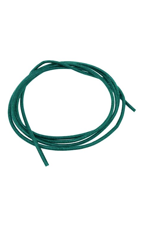BAND LEATHER TOURQUISE 2MM 100CM